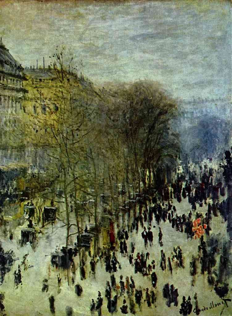 Boulevard Of Capucines Monet A4 Photo Print