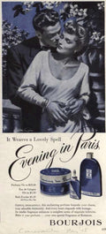 Bourjois Evening Paris Vintage Retro Advert Ads A4 Photo Print