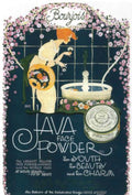 Bourjois Java Powder Vintage Retro Advert Poster A4 Photo Print