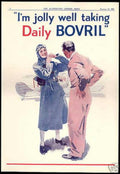 Bovril Pilot Airplane Vintage Retro Advert Ads A4 Photo Print