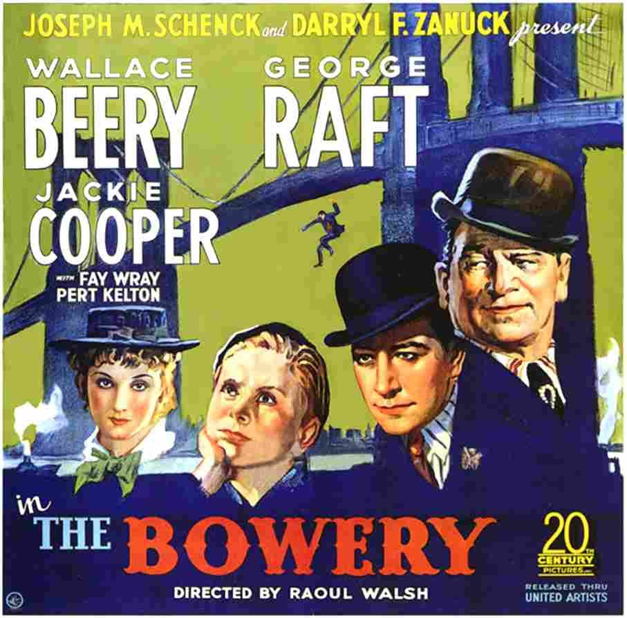 Bowery The 1933 02  film star poster A4 Photo Print