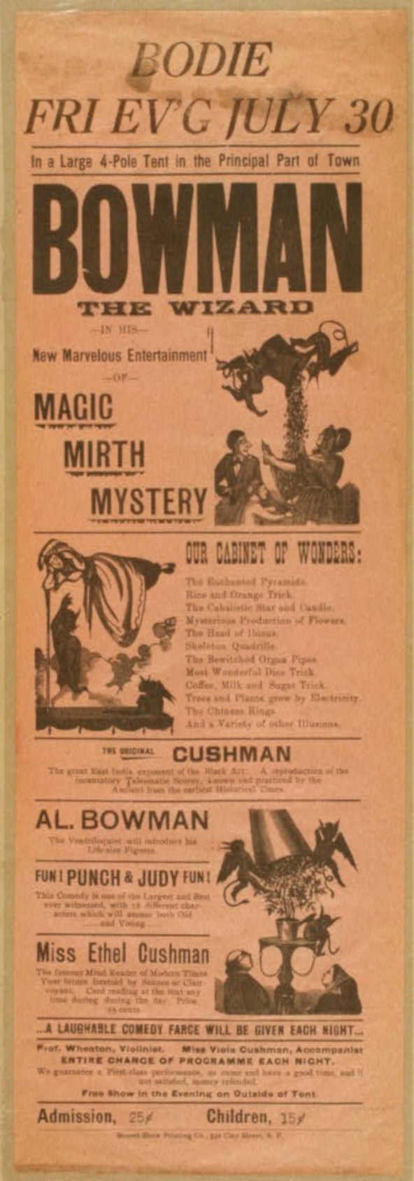 Bowman Wizard Magic Vintage Retro Advert Poster A4 Photo Print