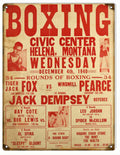 Boxing Fox Pearce Vintage Retro Advert Ads A4 Photo Print