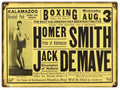Boxing Smith Demave Vintage Retro Advert Ads A4 Photo Print