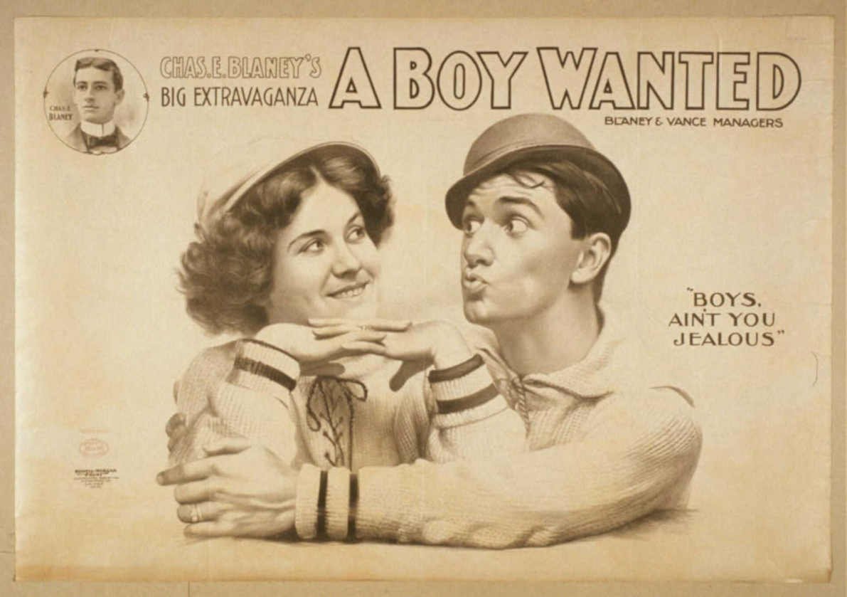 Boy Wanted Blaney Vintage Retro Advert Poster A4 Photo Print