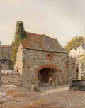 Boyce George Price Old Buildings At Kingswear South Devon A4 Photo Print