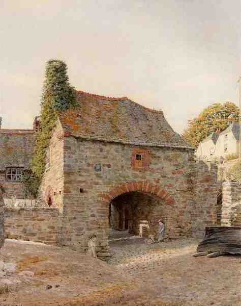 Boyce George Price Old Buildings At Kingswear South Devon A4 Photo Print