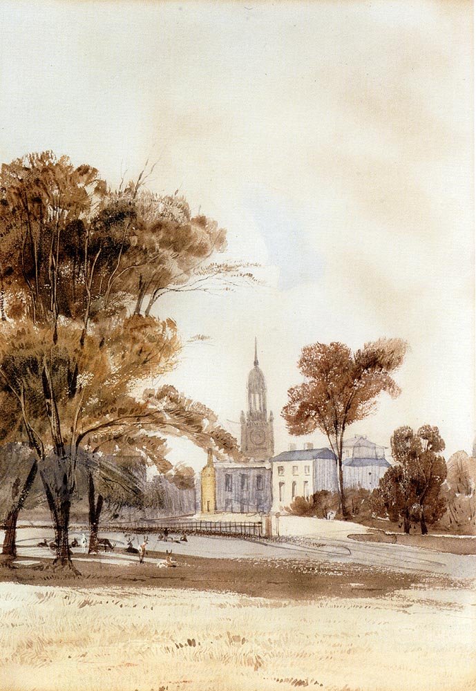 Boys Thomas Shotter St Alphage Church From The Park Greenwich Art A4 Photo Print