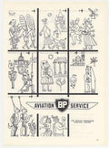 Bp Aviation Scenes Vintage Retro Advert Ads A4 Photo Print