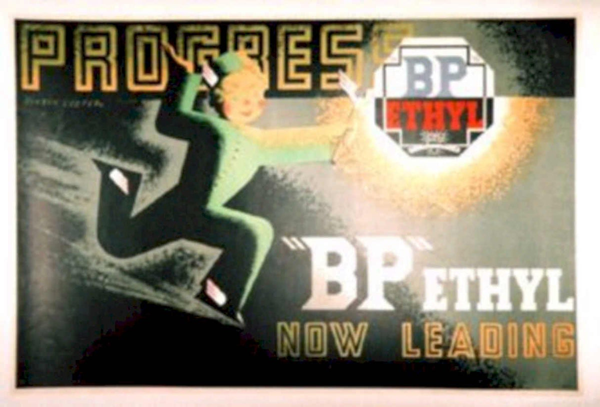 Bp Ethyl Progress Vintage Retro Advert Poster A4 Photo Print