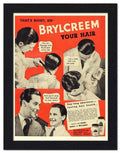 Bp Frame 059 Brylcreem 1950s barber advert A4 Photo Print