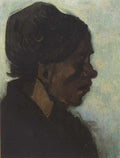 Brabantes Peasant Head With Dark Coif Nuenen 1885 A4 Photo Print