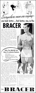 Bracer Bra Man Vintage Retro Advert Ads A4 Photo Print