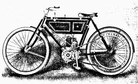 Bradbury Peerless motorbike A4 Photo Print