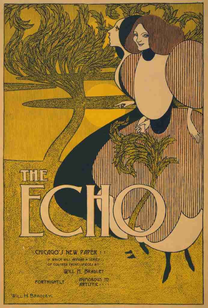 Bradley William H 1868 1962 The Echo 1895 A4 Photo Print