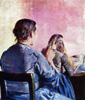 Braiding Hair Krohg A4 Photo Print