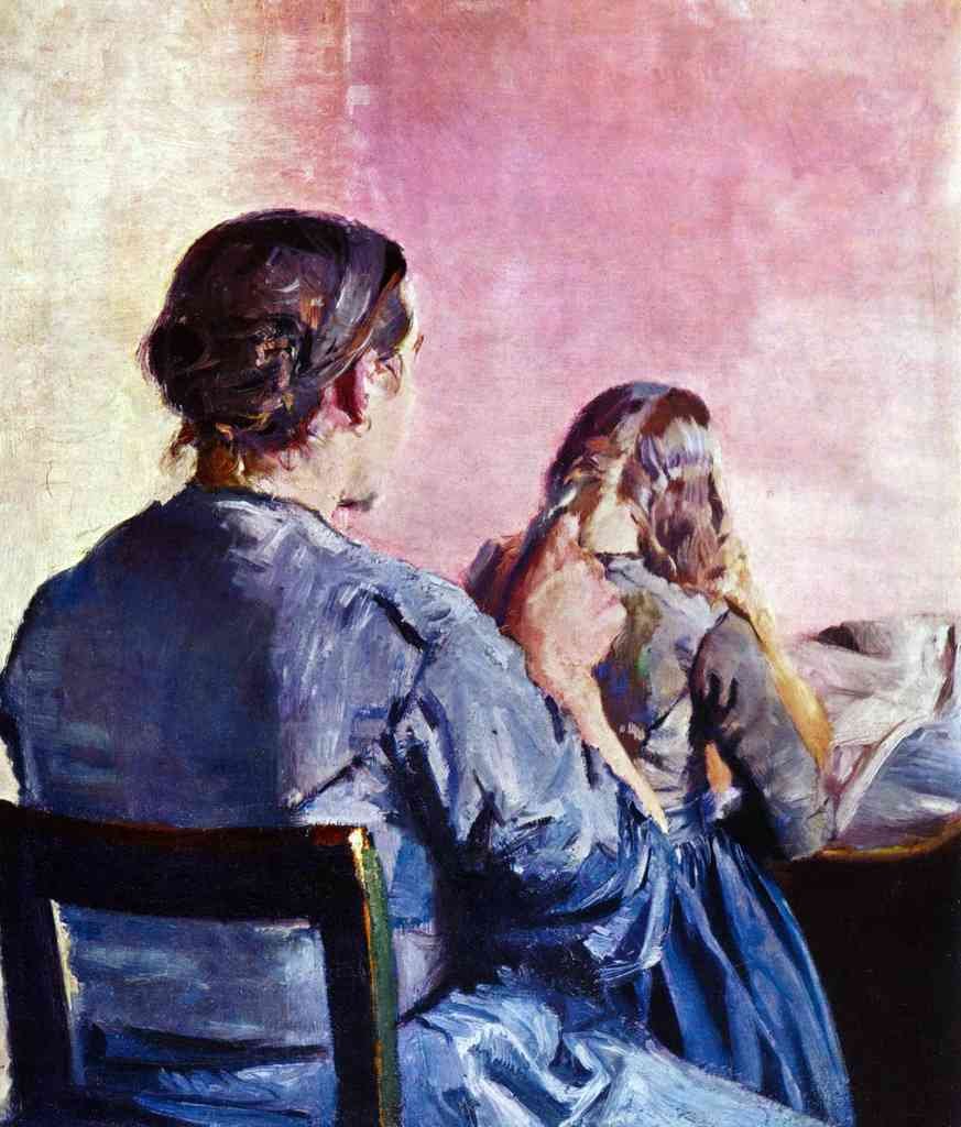 Braiding Hair Krohg A4 Photo Print