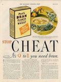 Bran Flakes Post Vintage Retro Advert Ads A4 Photo Print