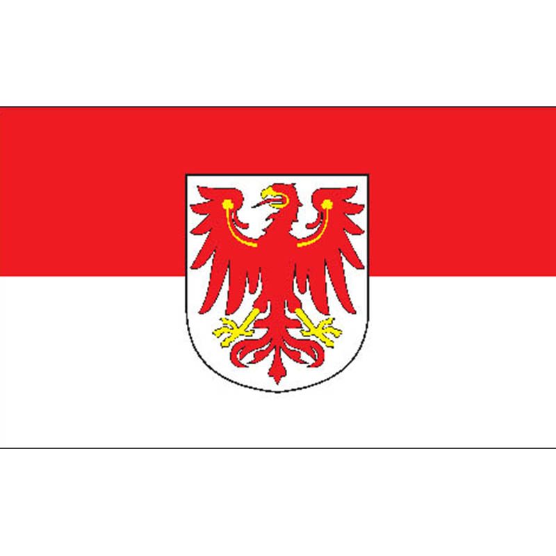 Brandenburg Flag N1186 A4 Photo Print