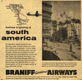 Braniff South America 1 Vintage Retro Advert Ads A4 Photo Print