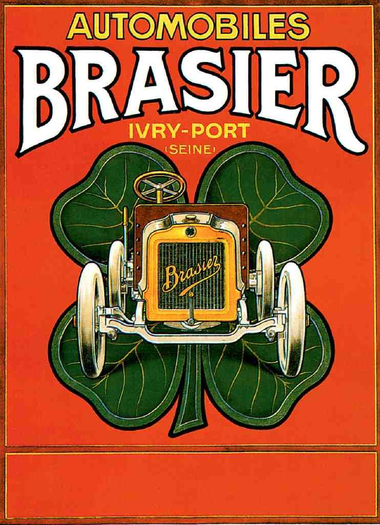 Brasier Vintage A4 Photo Print