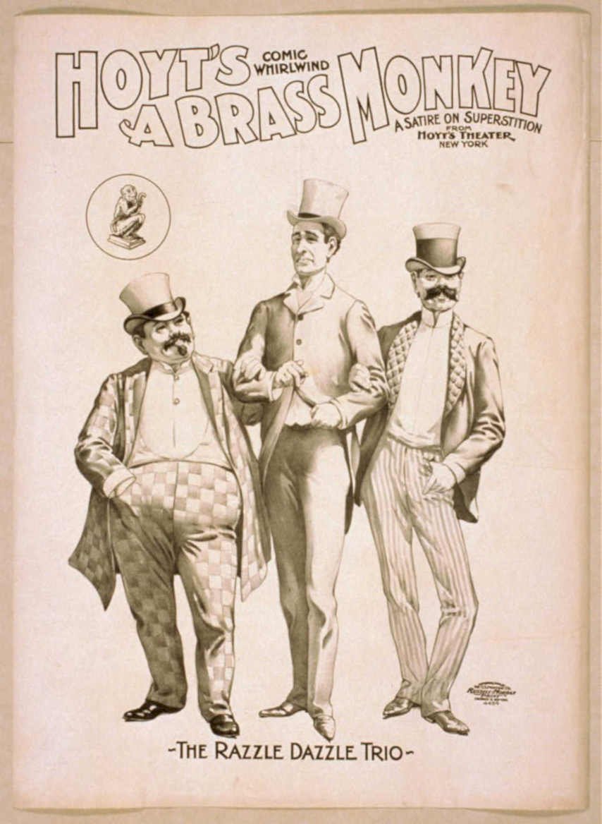 Brass Monkey Trio Vintage Retro Advert Poster A4 Photo Print