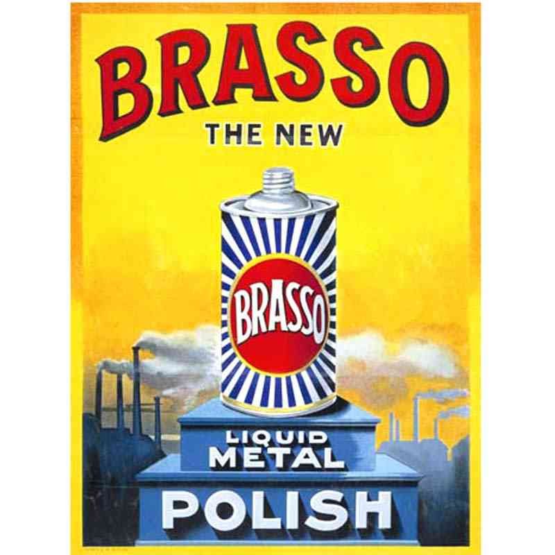 Brasso Polish advert A4 Photo Print