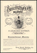 Braunschweiger Mumm Extract 2 Vintage Retro Advert Ads A4 Photo Print