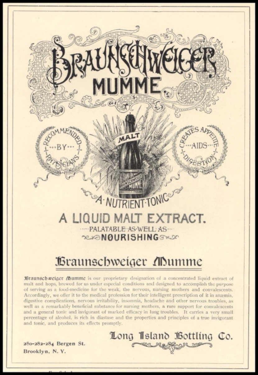 Braunschweiger Mumm Extract 2 Vintage Retro Advert Ads A4 Photo Print