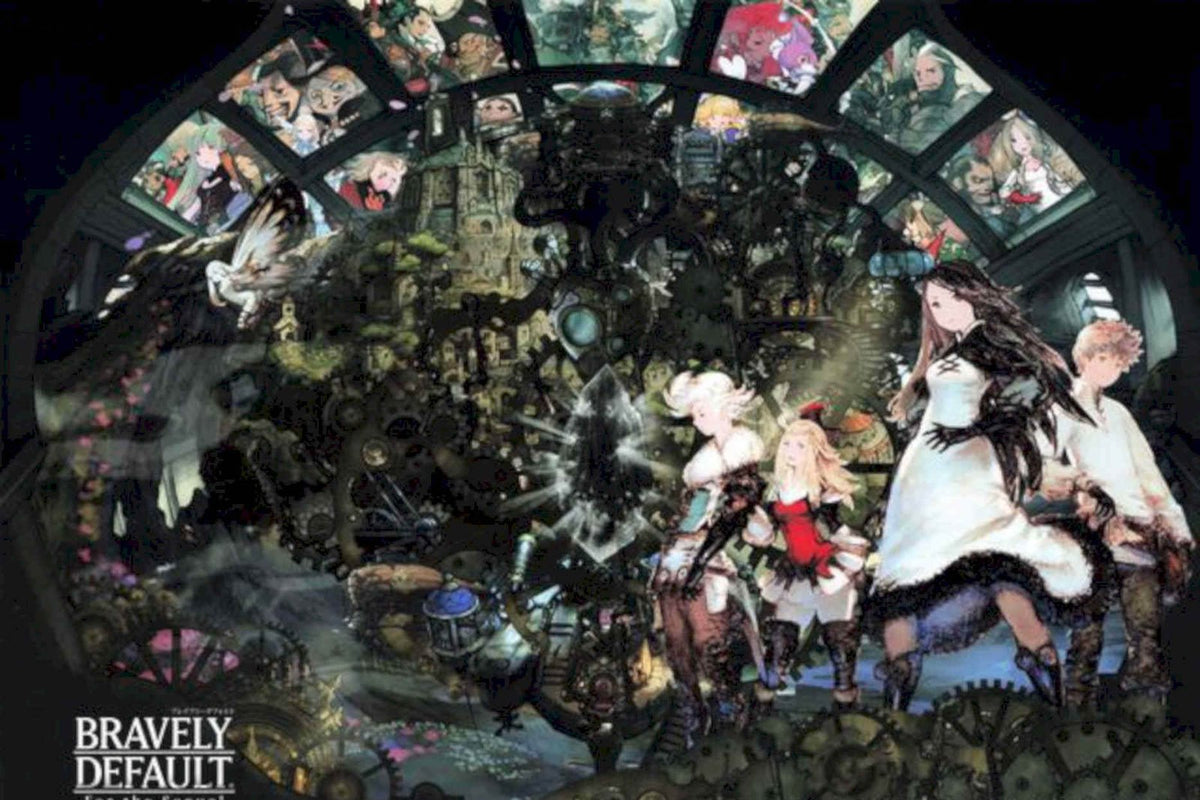 Bravely Default Sequel Vintage Retro Advert Poster A4 Photo Print