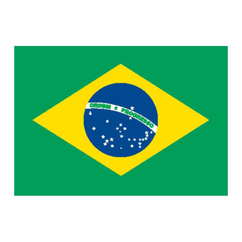 Brazil Flag N1805 A4 Photo Print