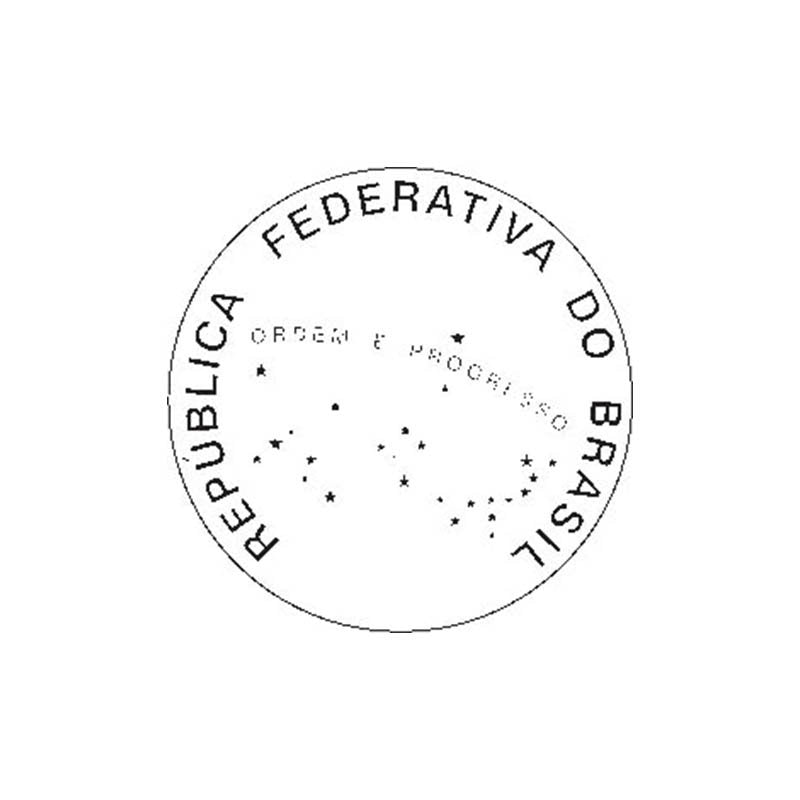 Brazil National Seal N106 A4 Photo Print