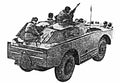 Brdm1 2 (2) Military A4 Photo Print