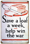 Bread Ration War Vintage Retro Advert Ads A4 Photo Print
