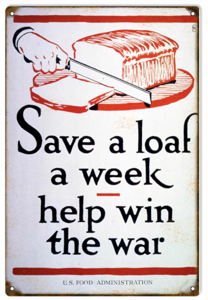 Bread Ration War Vintage Retro Advert Ads A4 Photo Print