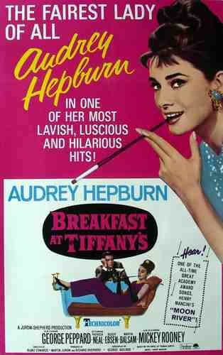  Breakfast At Tiffanys 04 film star poster A4 Photo Print