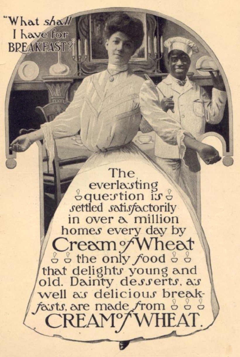 Breakfast Cream Wheat Vintage Retro Advert Ads A4 Photo Print