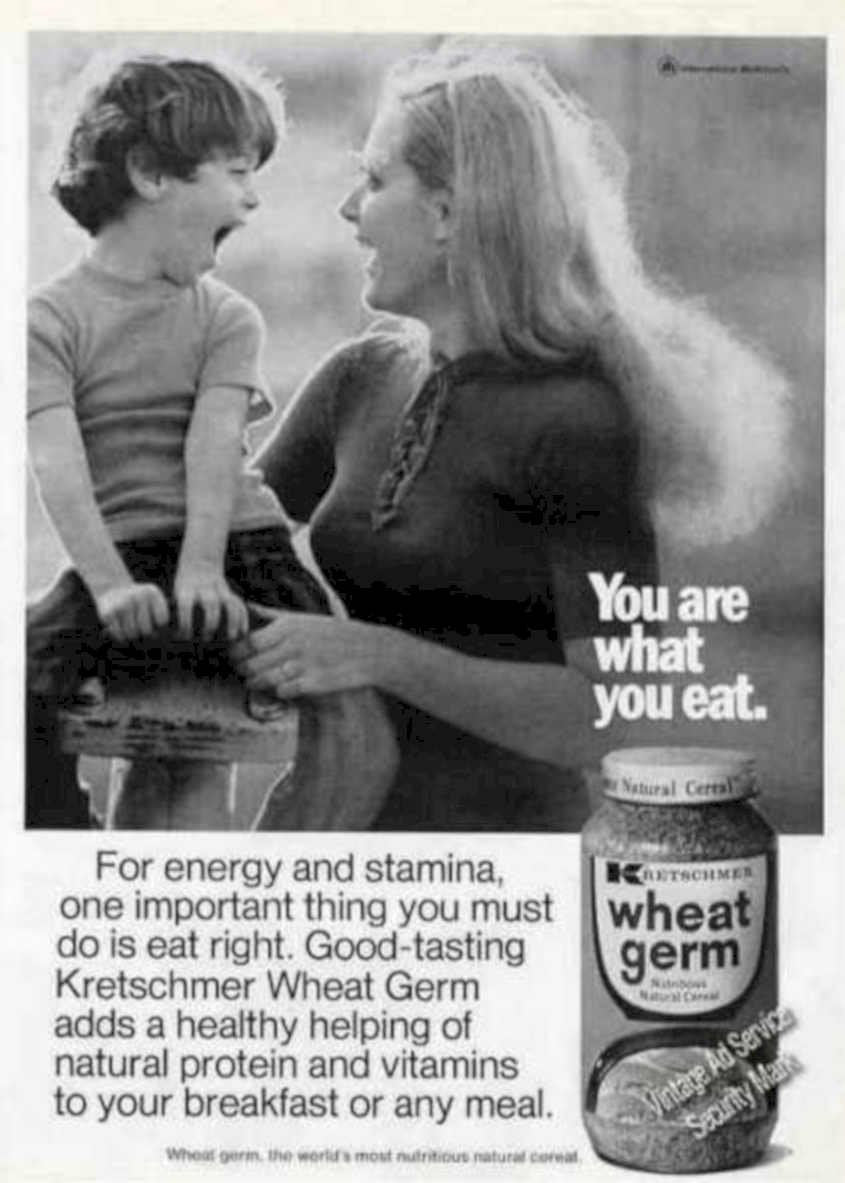 Breakfast Kretschmer Wheat Vintage Retro Advert Ads A4 Photo Print