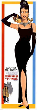 Breakfast Tiffanys Audrey Vintage Retro Advert Ads A4 Photo Print