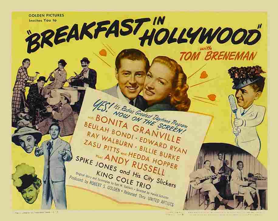 Breakfast in Hollywood 02  film star poster A4 Photo Print