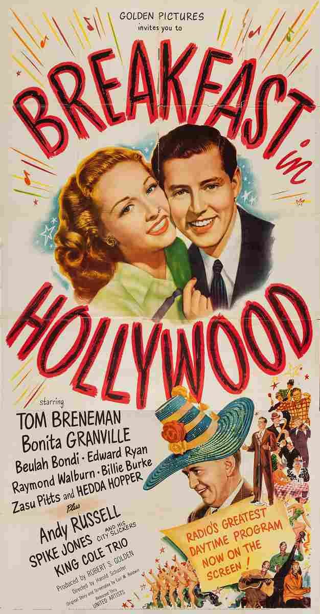 Breakfast in Hollywood 03  film star poster A4 Photo Print
