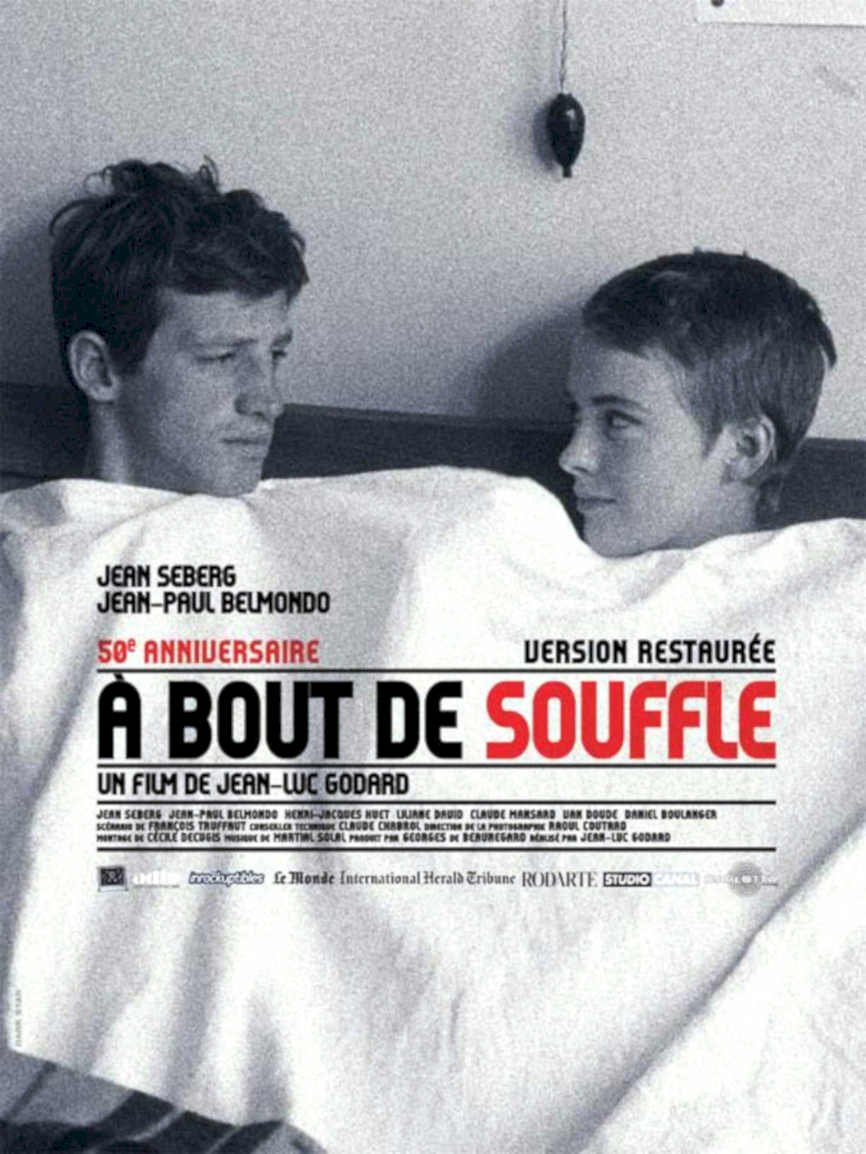 Breathless Seberg Belmondo Vintage Retro Advert Poster A4 Photo Print