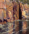 Breck John Leslie The Cliffs at Ironbound Island Maine Art A4 Photo Print UK