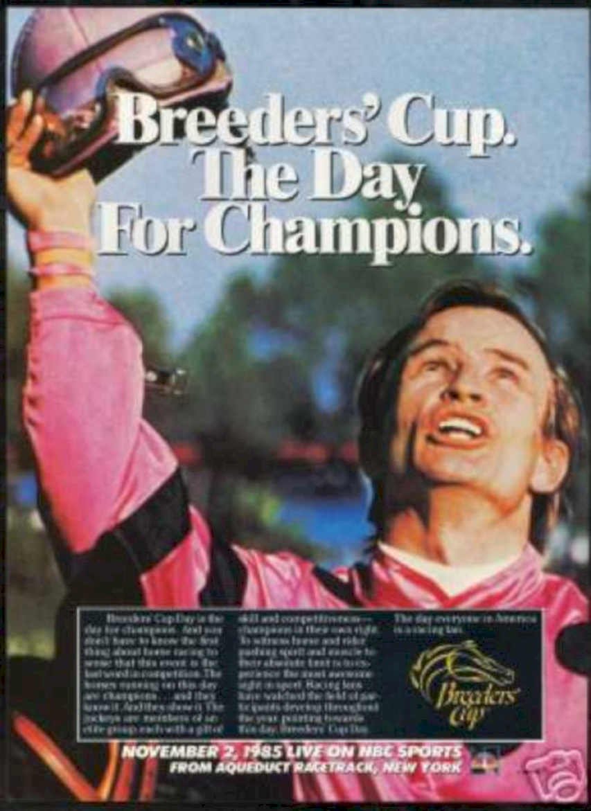 Breeders Cup 1985 Vintage Retro Advert Ads A4 Photo Print