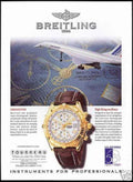 Breitling Chronograph Crosswind Vintage Retro Advert Ads A4 Photo Print