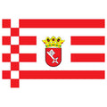 Bremen City Flag N5357 A4 Photo Print