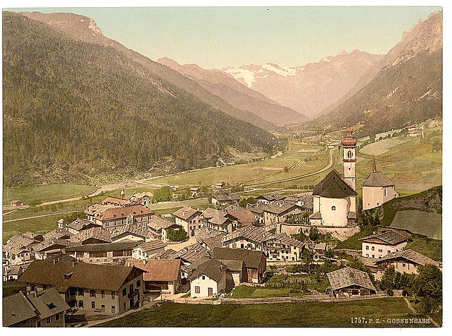 Brenner Railway Gossensass Tyrol Vintage A4 Photo Print