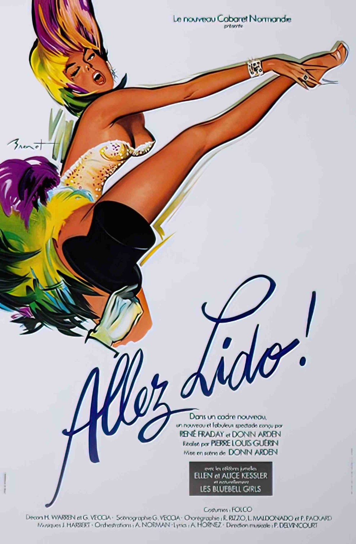 BrenotLidoSM Advert A4 Photo Print