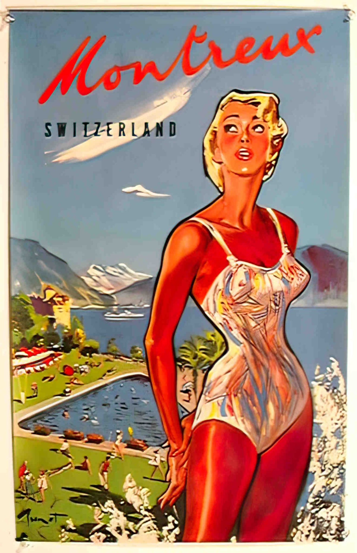 BrenotMontreux Advert A4 Photo Print