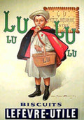 Breton Biscuits Lefevre Vintage Retro Advert Poster A4 Photo Print